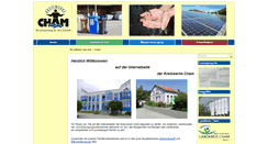 Desktop Screenshot of kreiswerke-cham.de
