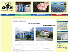 Tablet Screenshot of kreiswerke-cham.de